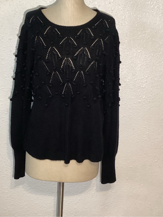 Lilly Pulitzer Sweaters - Lilly Pulitzer Neuve Black Women's Pom-Pom Knit Sweater size lXL